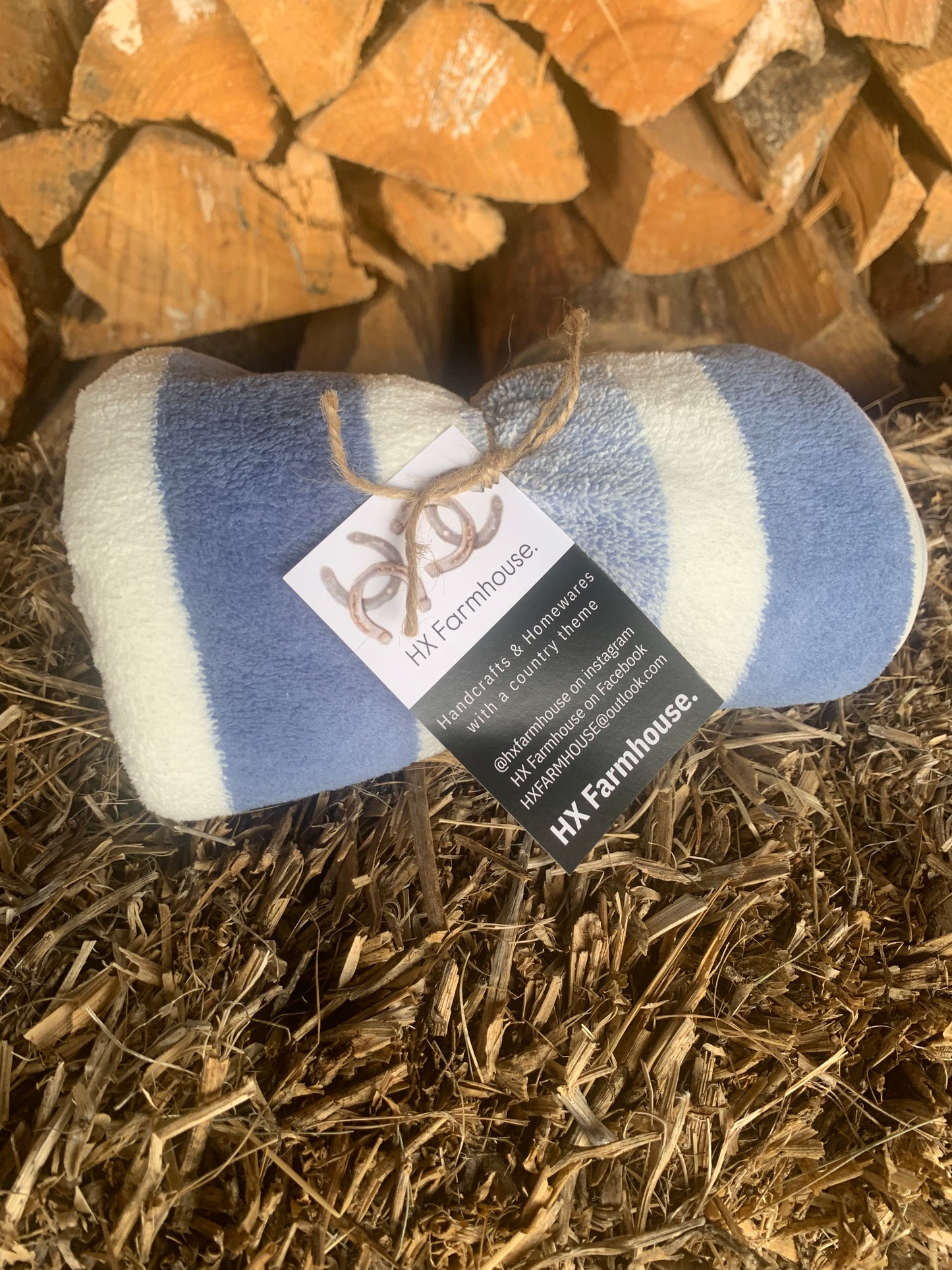 Fluffy towel - Blue