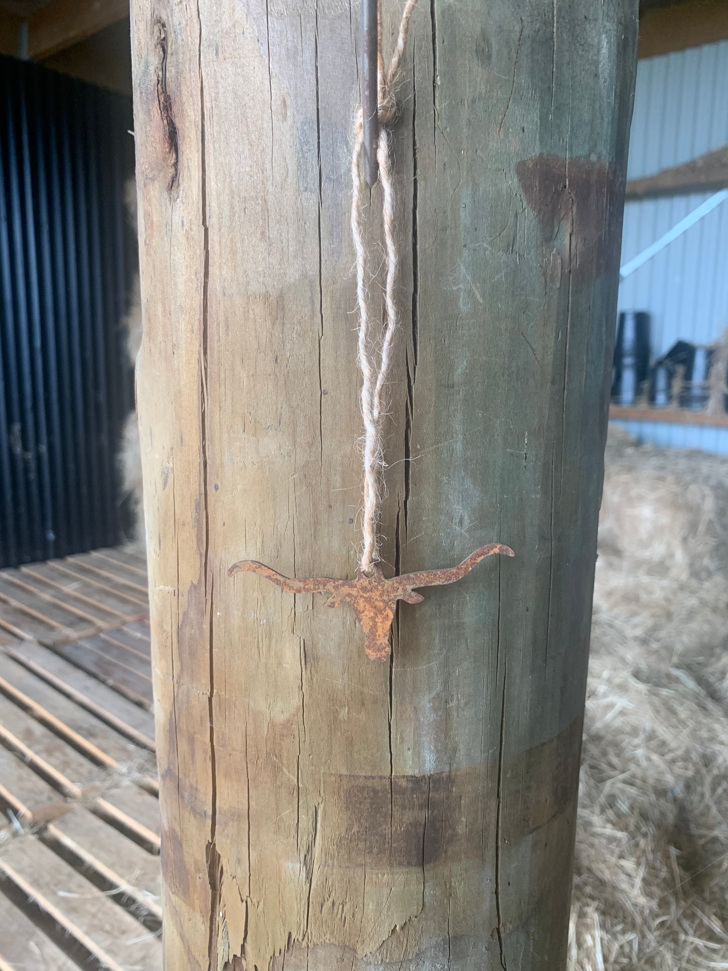 Metal decoration - Longhorn