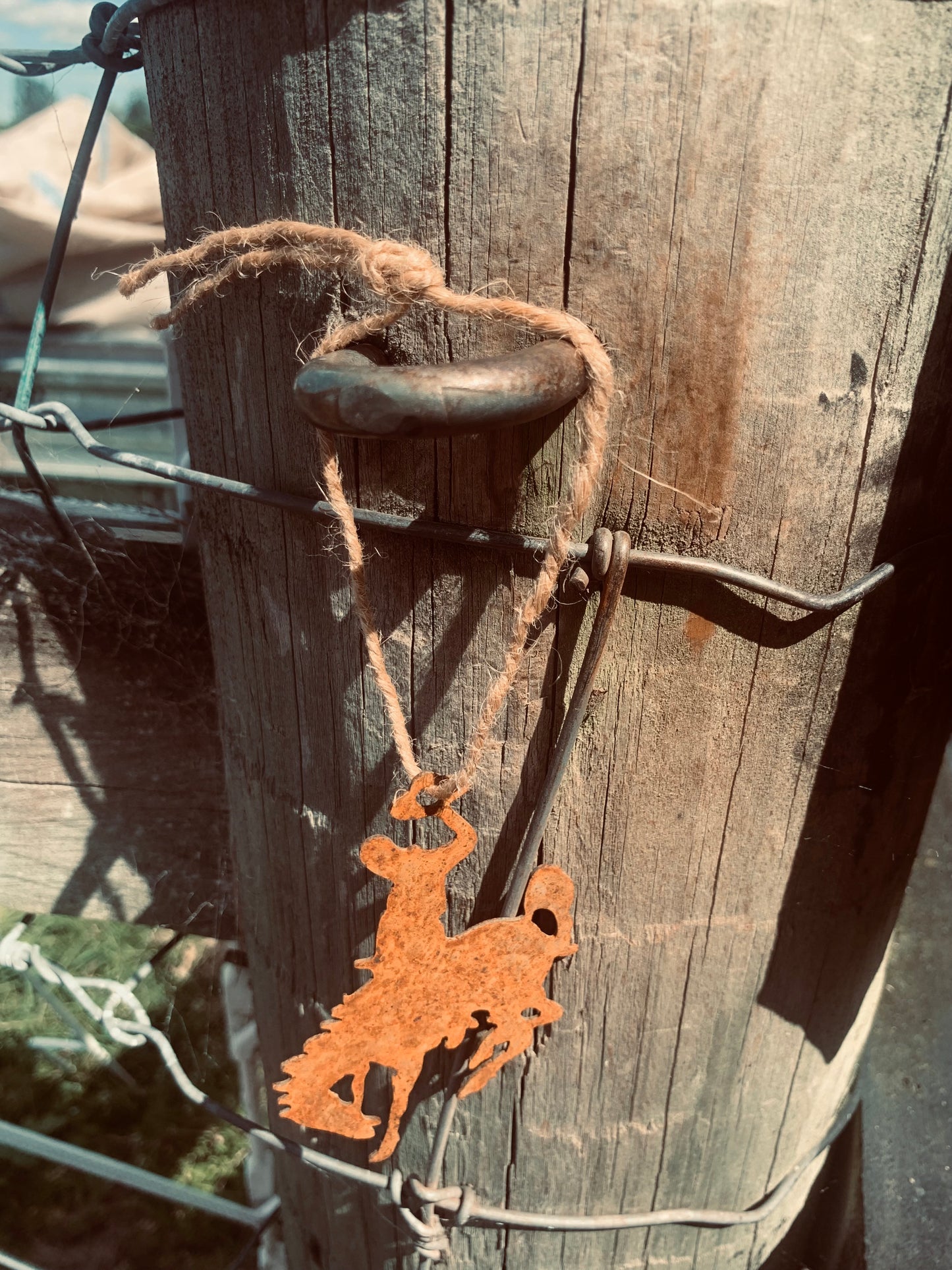 Metal decoration - Cowboy
