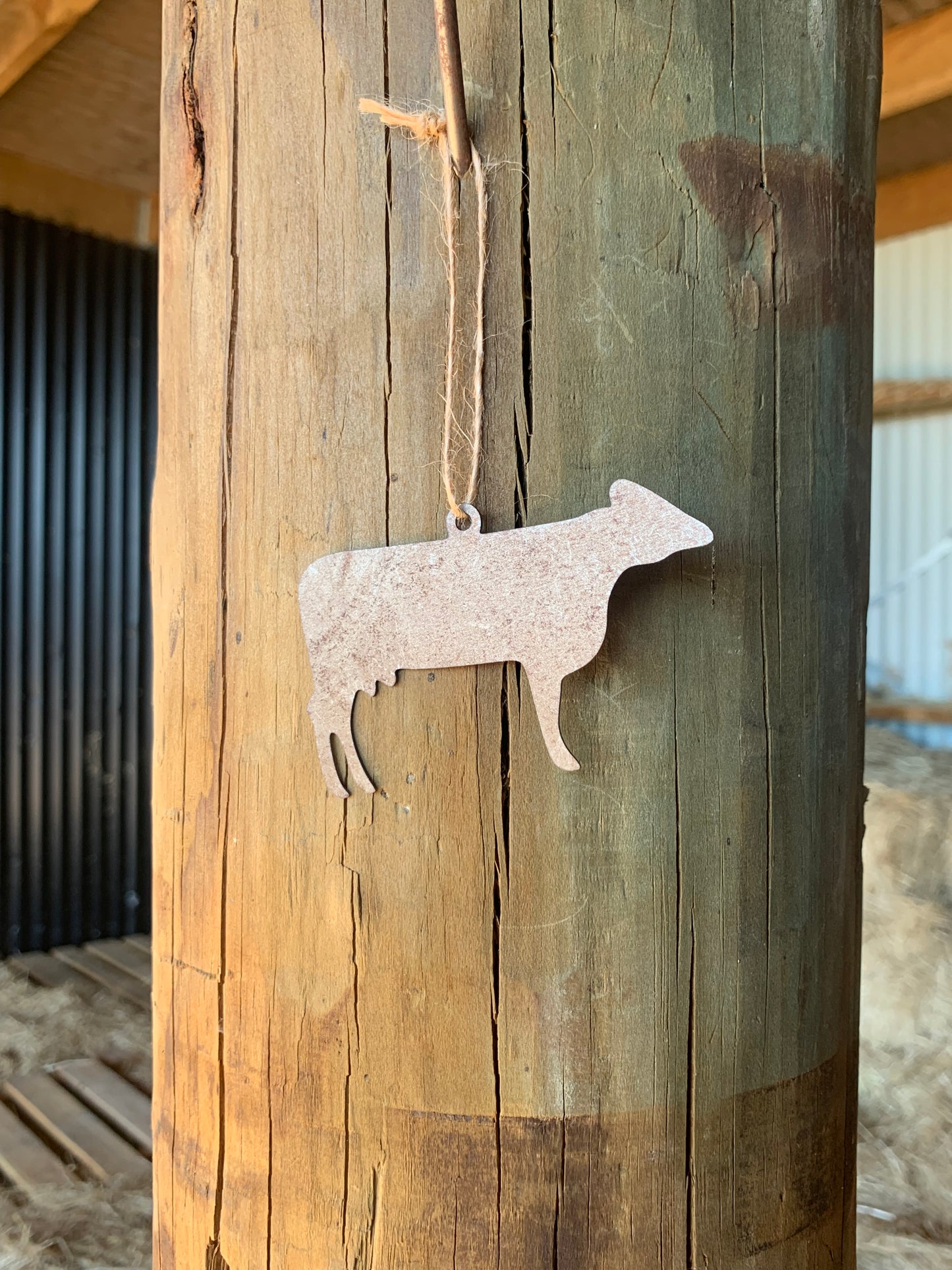 Metal decoration - Cow