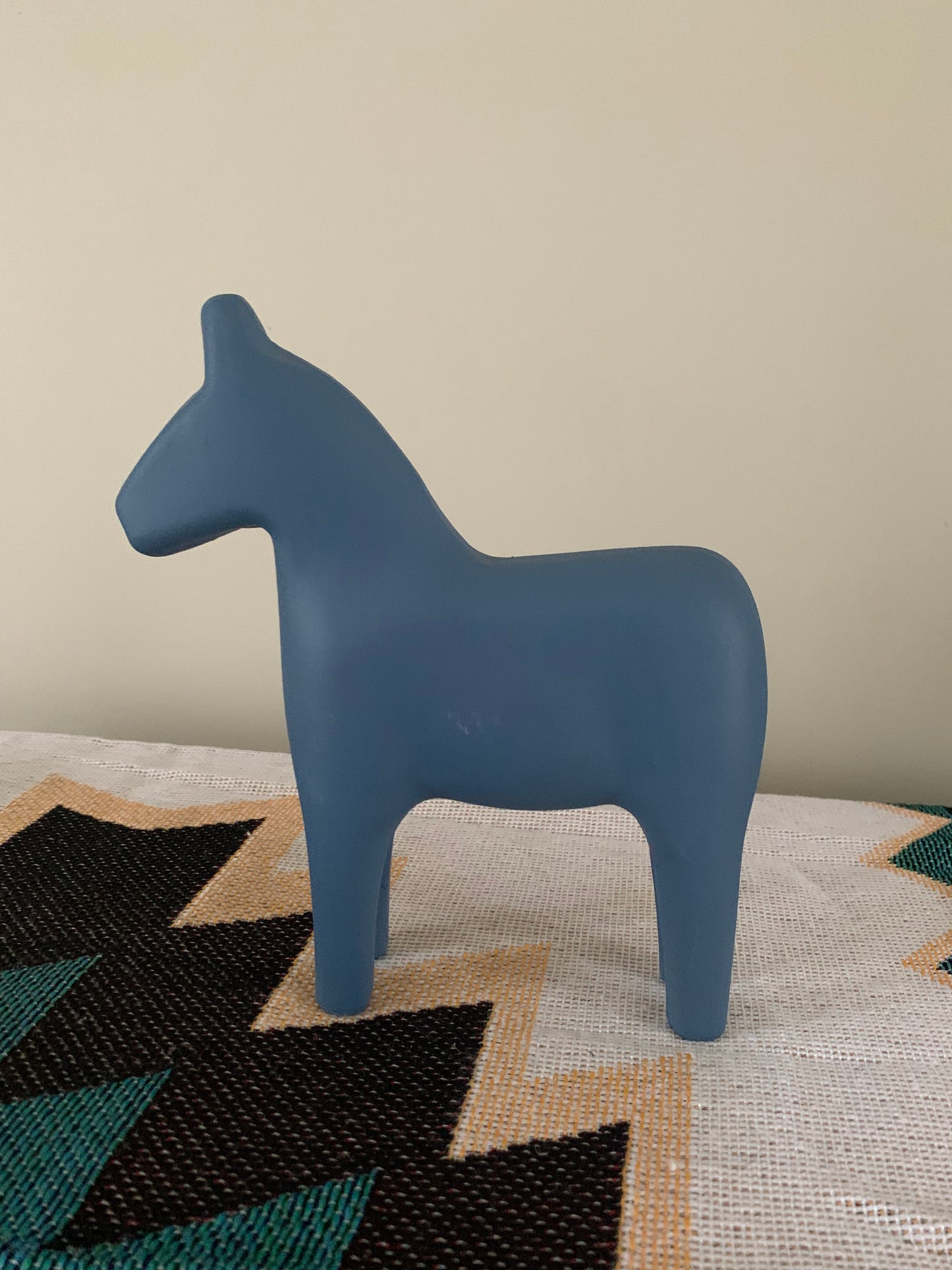 Wooden horse - Blue - Small