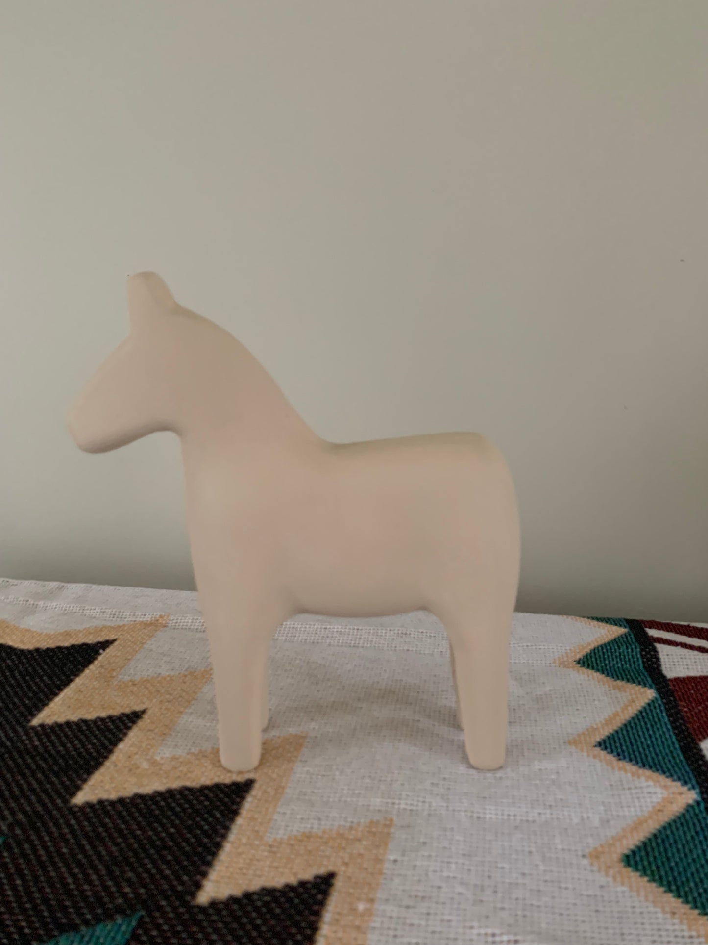 Wooden horse - Beige - Small