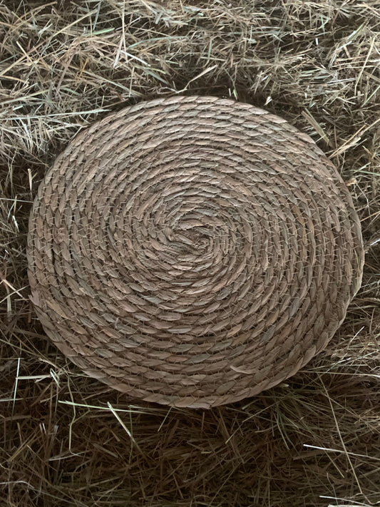 Natural woven placemat