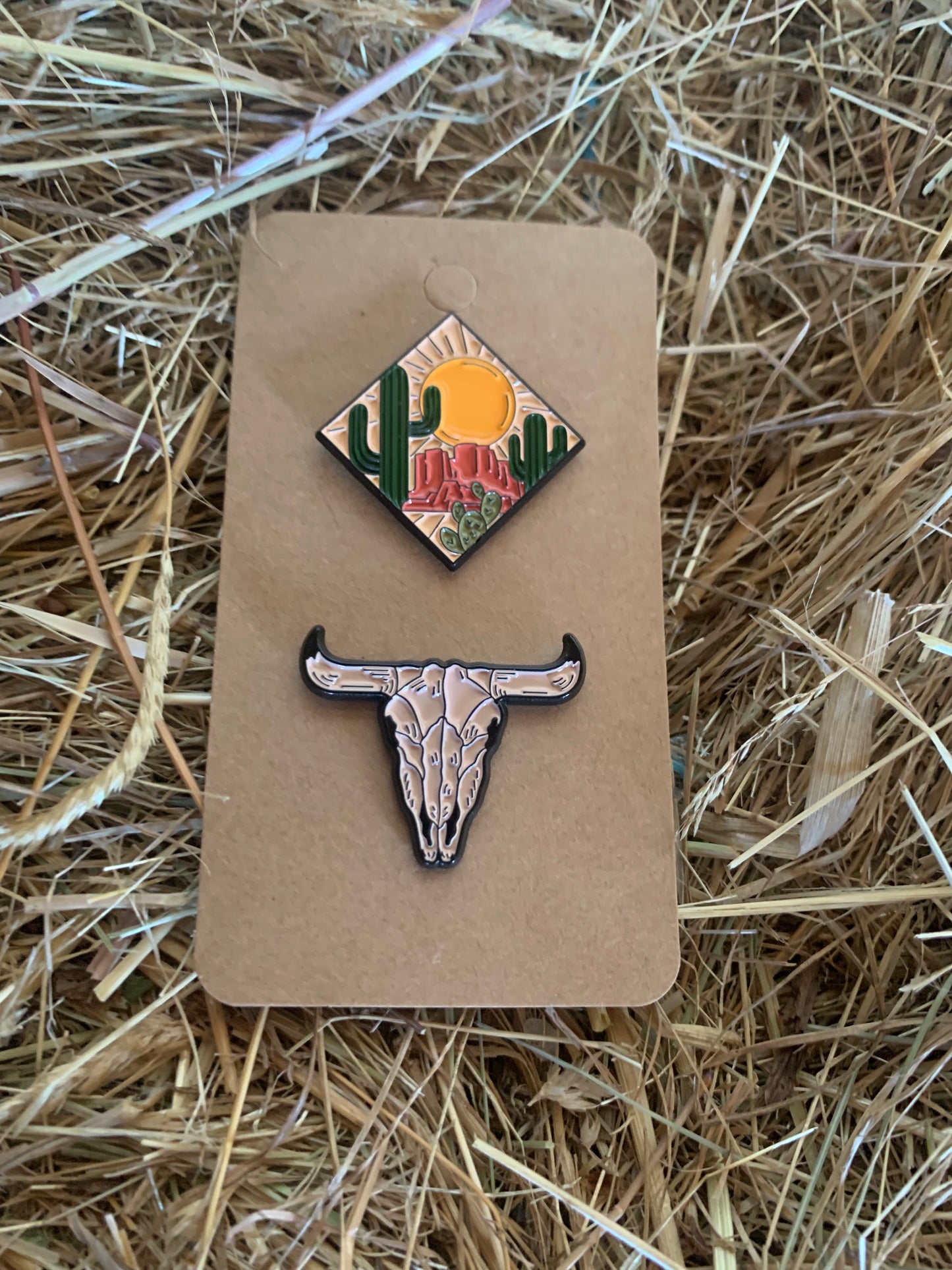 Decorative metal pins - Set D