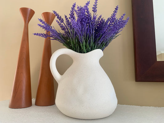 Pitcher with lavender