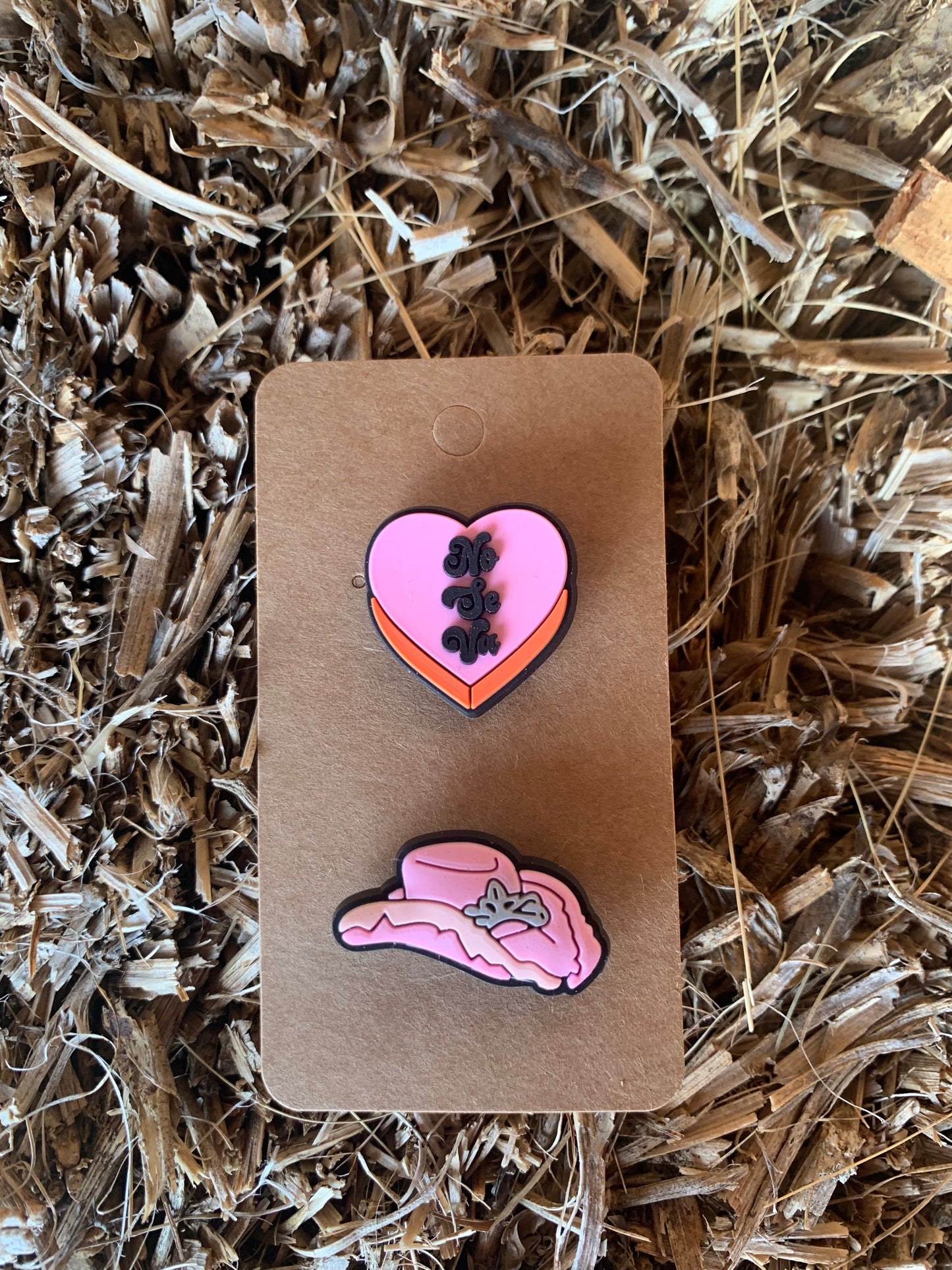 Decorative rubber pins - set B