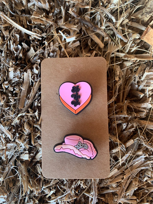 Decorative rubber pins - set B