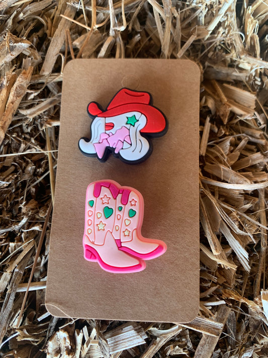 Decorative rubber pins - set I