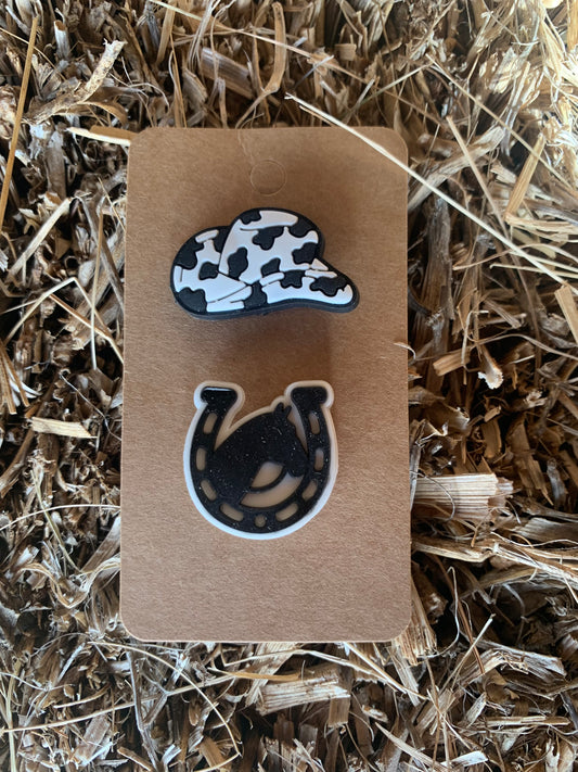 Decorative rubber pins - set G