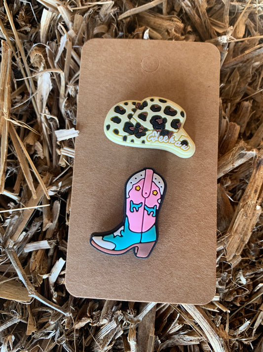 Decorative rubber pins - set C