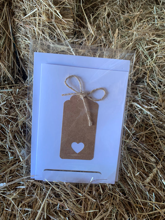 Handmade card: E
