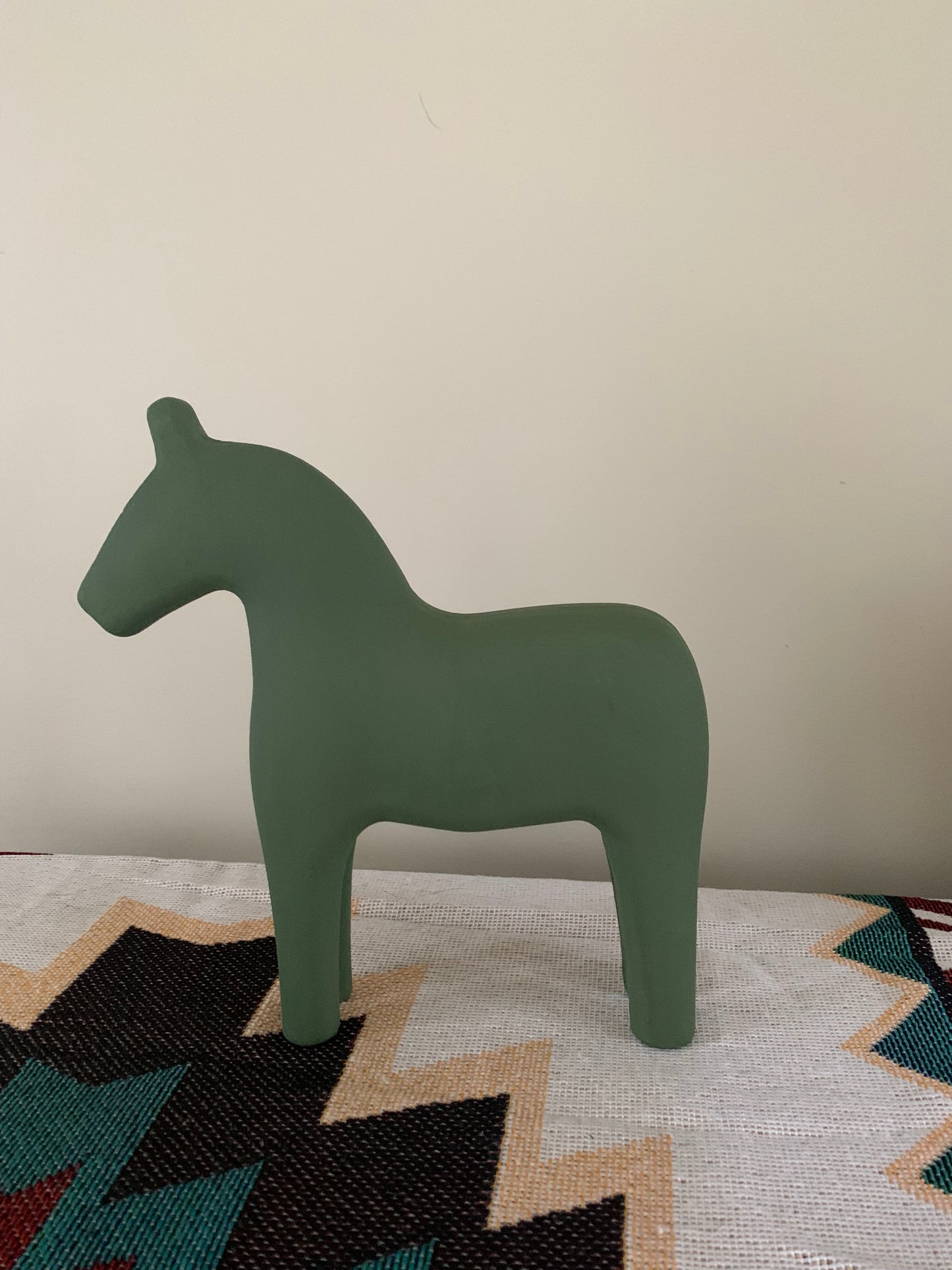 Wooden horse - Green - Small