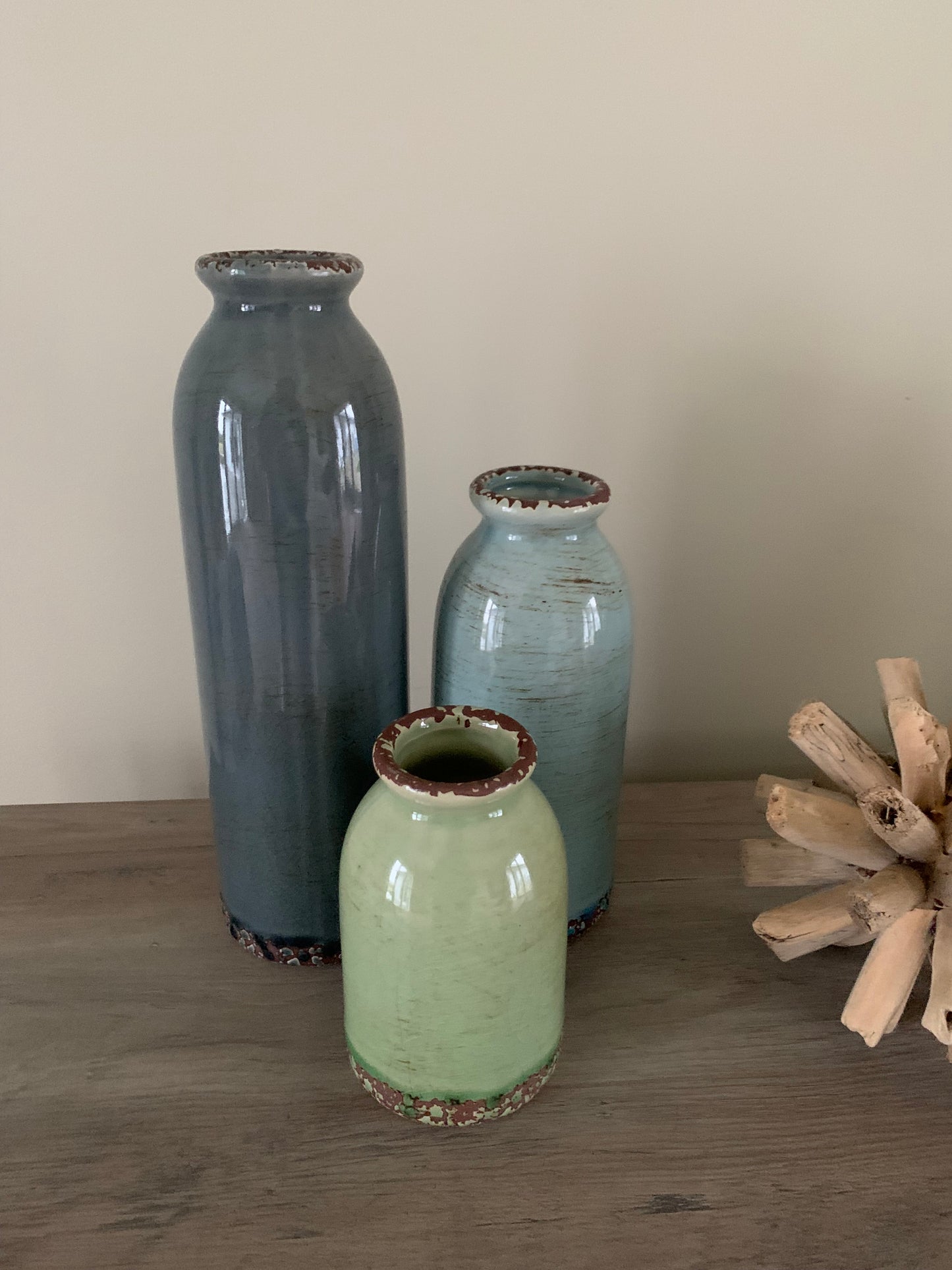 Ceramic vase - Set of three