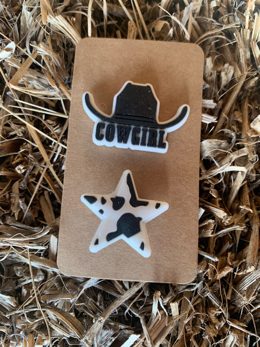 Decorative rubber pins - set A