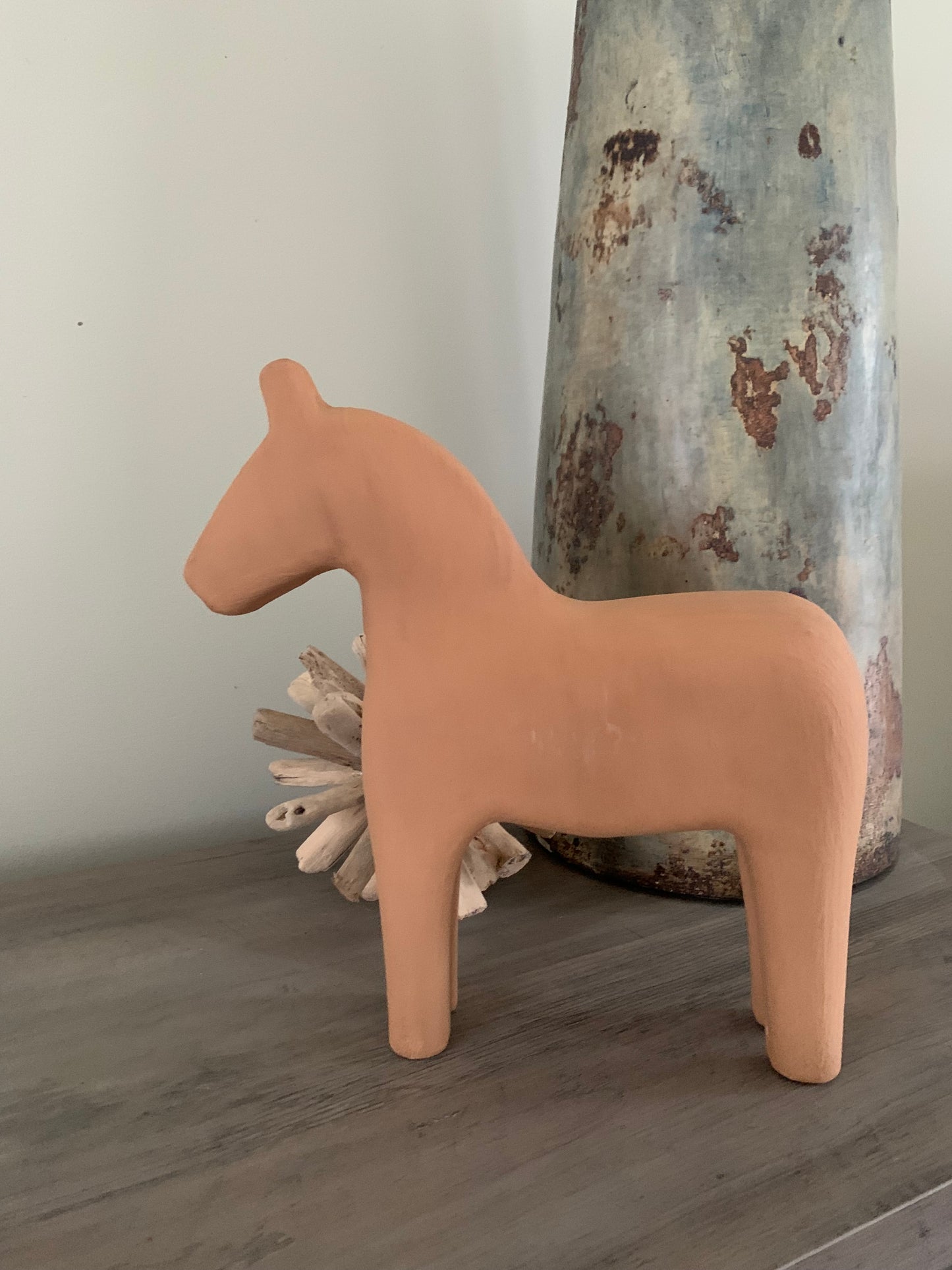 Wooden horse - Clay - Large