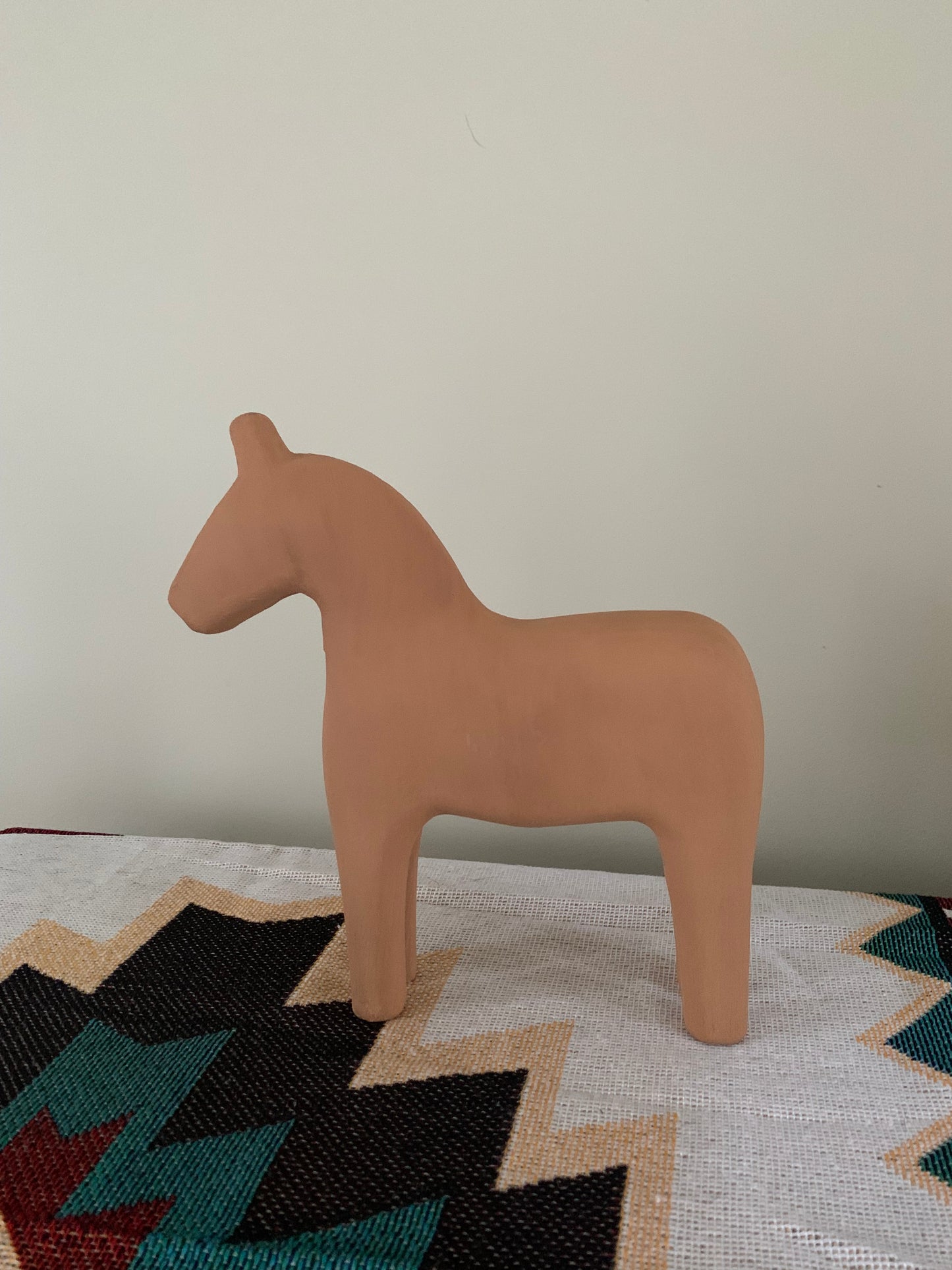 Wooden horse - Clay - Large