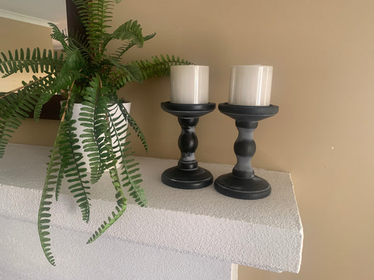 Candle holder set - Black - Small
