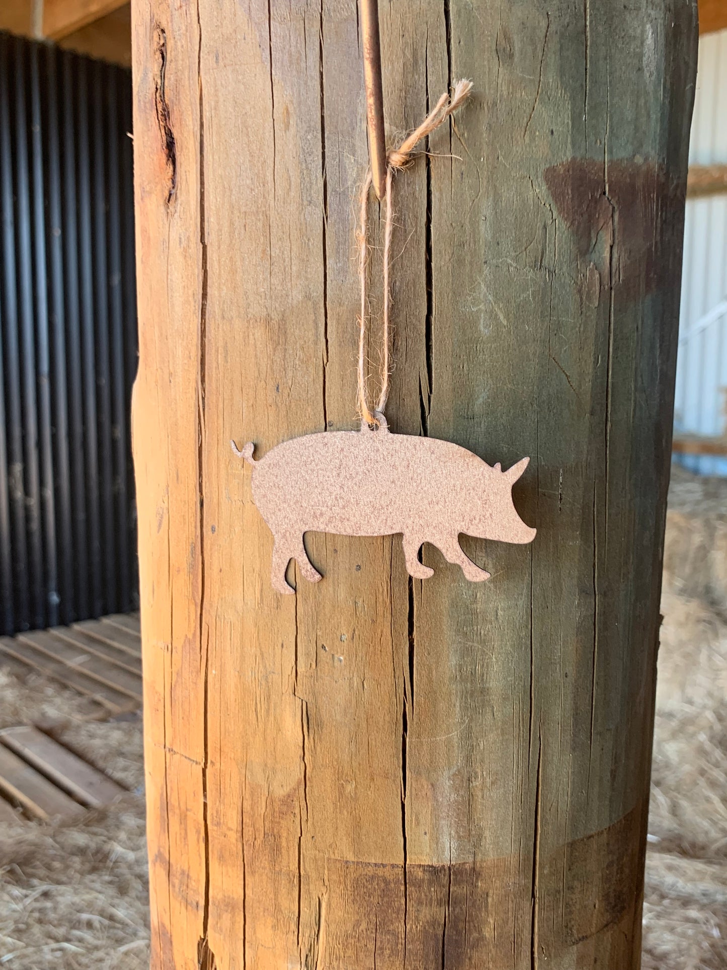 Metal decoration - Pig