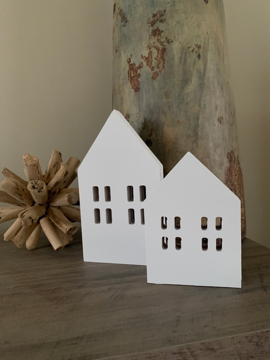 House - Pair - White