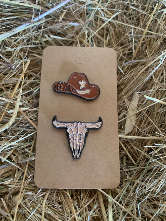 Decorative metal pins - Set B