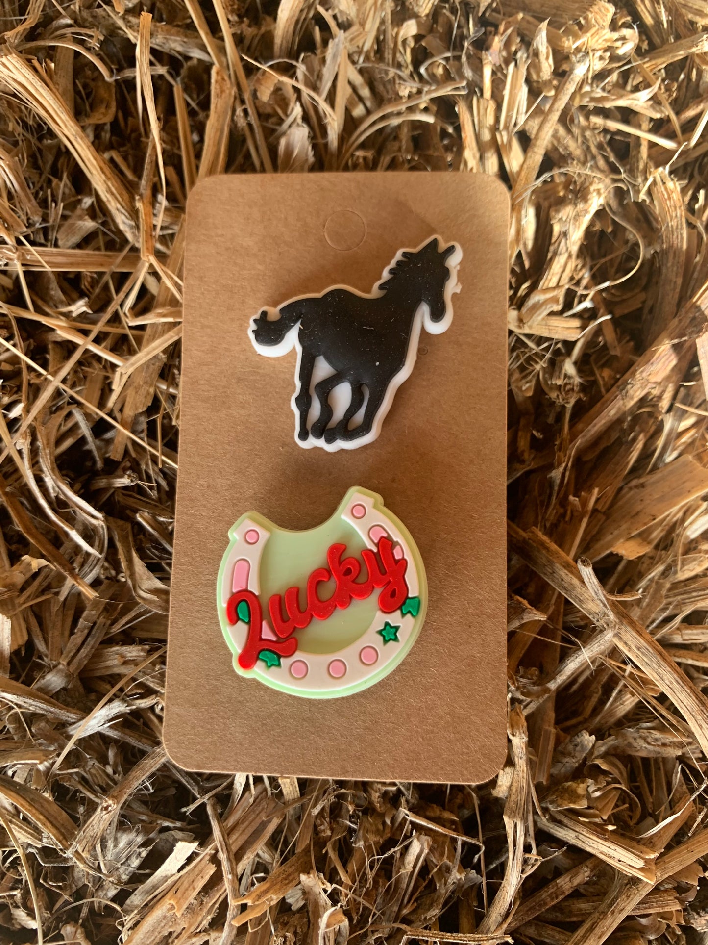 Decorative rubber pins - set H