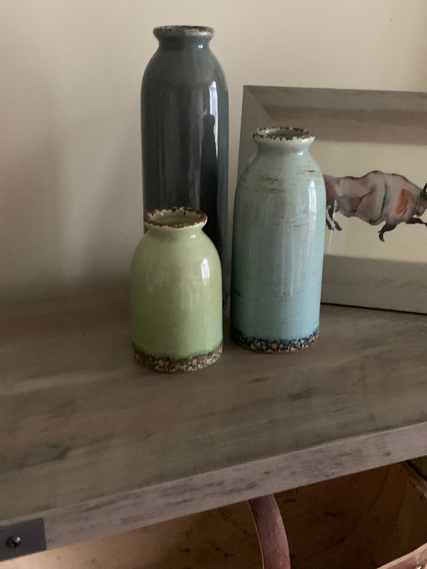 Ceramic vase - Set of three