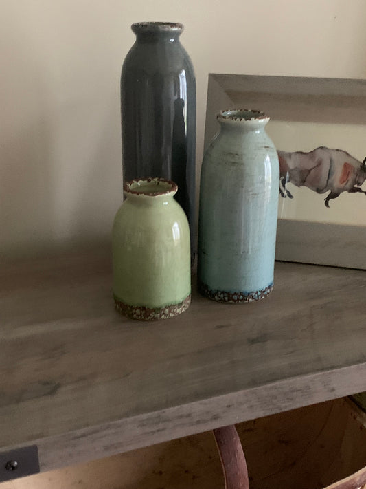 Ceramic vase - Set of three