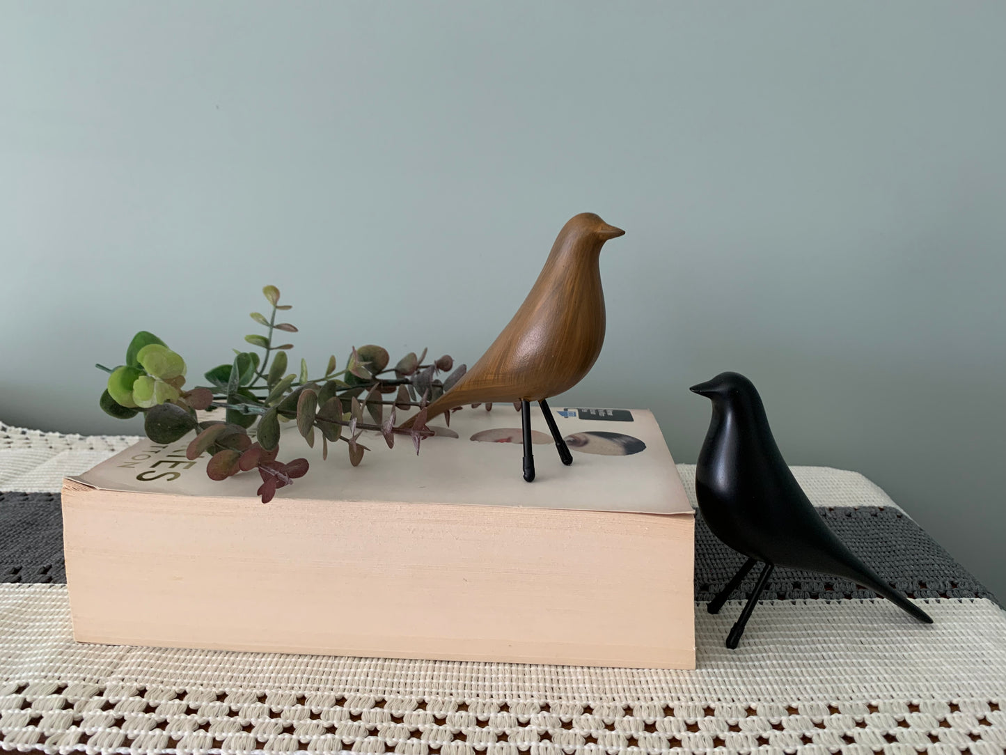 Art deco bird - Wood look