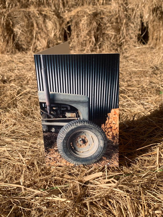 Greeting card - Trusty the tractor