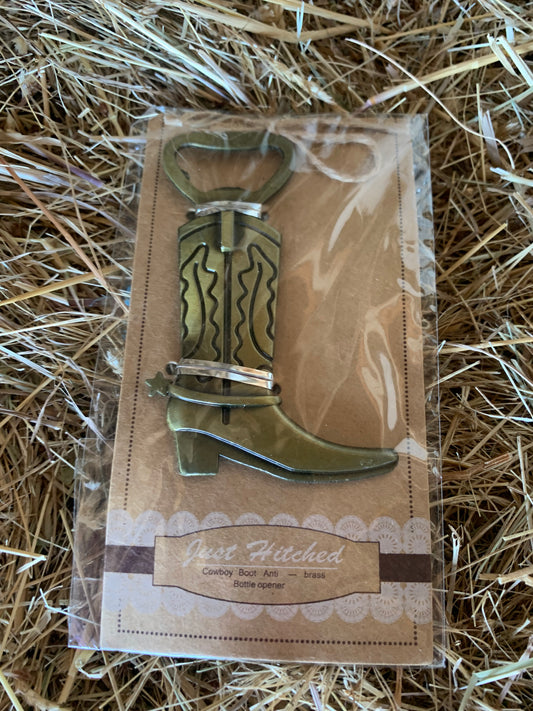 Boot bottle opener